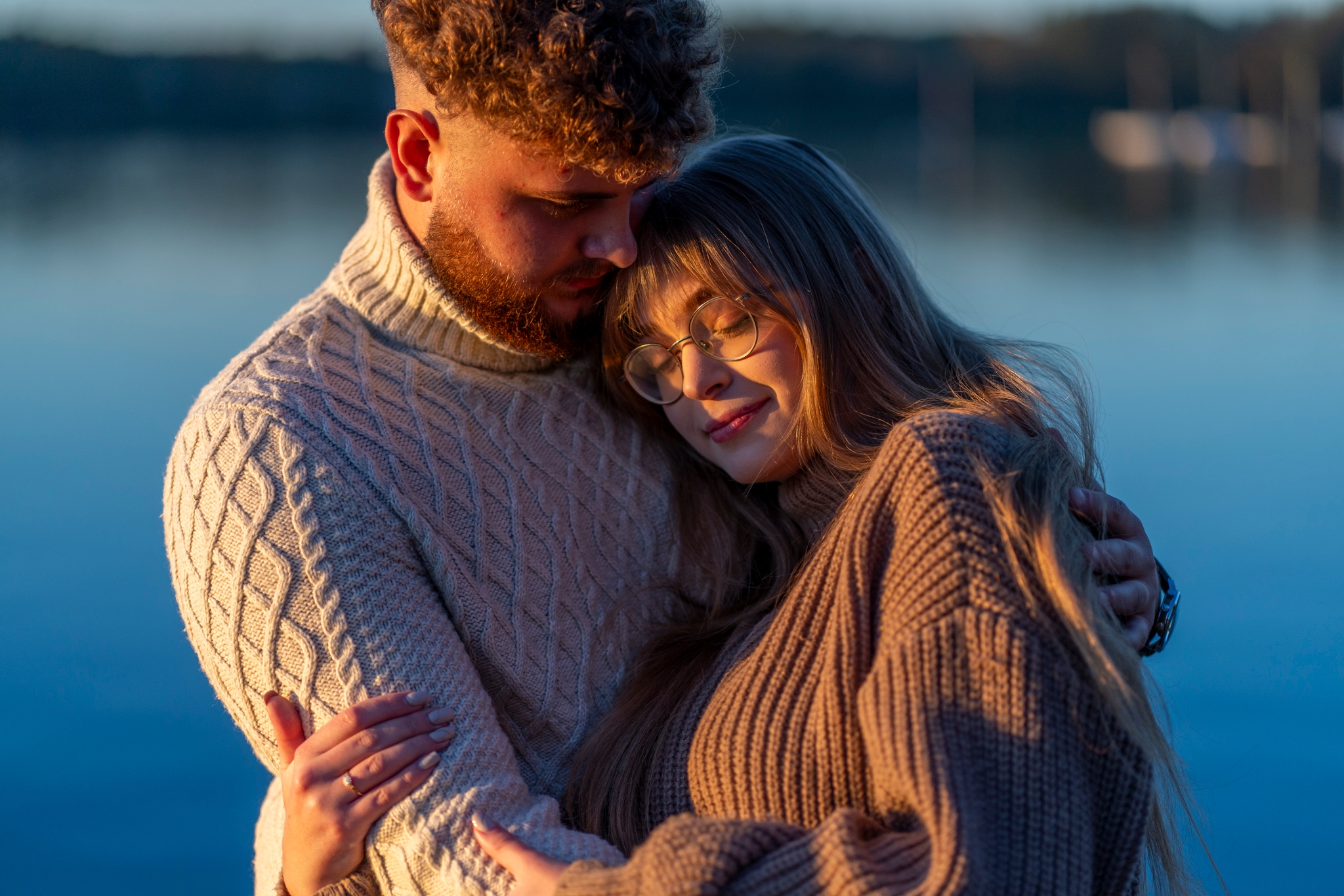 romantyczne zdjęcie narzeczeńskie